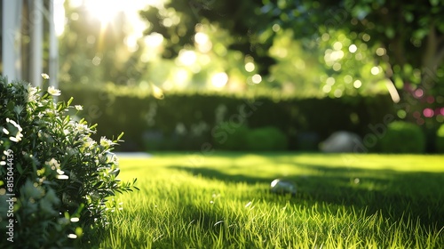 Green grass and sunshine