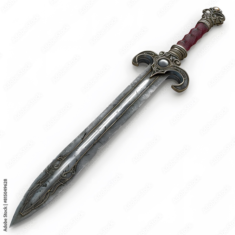Sword on white background Sword on white background