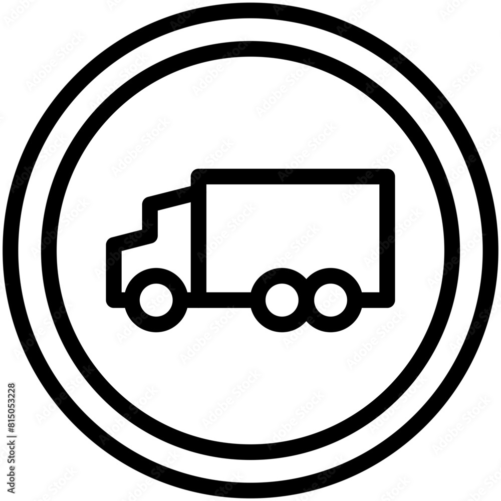truck line icon