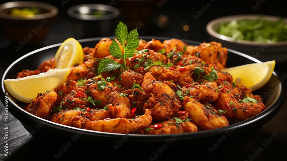 Fried Organic Coconut Shrimp with Cocktail Sauce