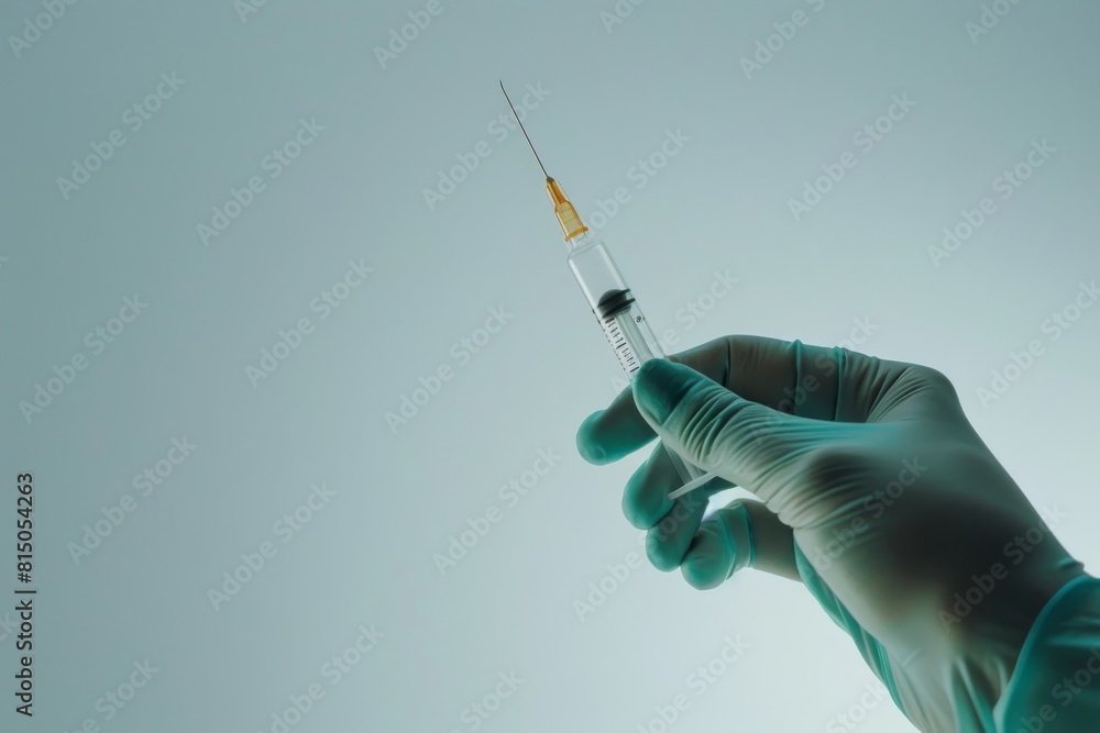 A clinical syringe isolated on a white background, emphasizing the medical tool's precision and potential for various treatments. A clinical syringe isolated on a white background, emphasizing the medical tool's precision and potential for various treatments.