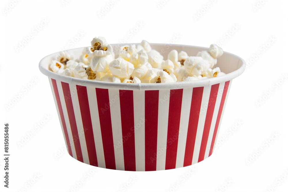 a bowl of popcorn with a white background a bowl of popcorn with a white background