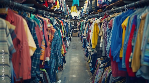 Pre-owned clothing for resale or donation. Stock photo © Mahmud