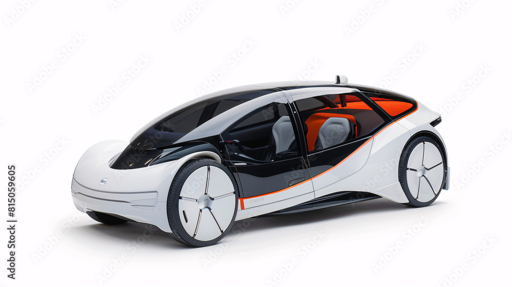 modern, clean futuristic car, for personal transport , isolated on a clear white background modern, clean futuristic car, for personal transport , isolated on a clear white background