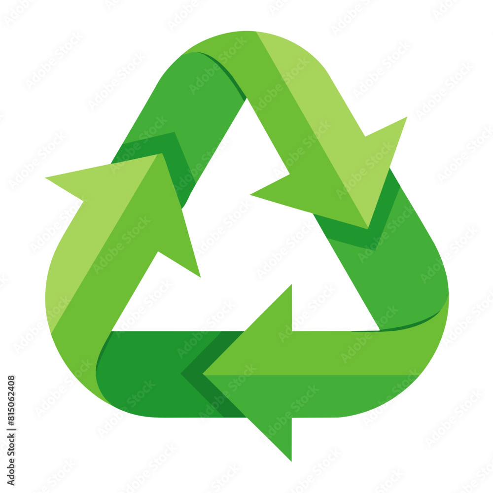Recycle Symbol - there arrows forming a triangle Recycle Symbol - there arrows forming a triangle