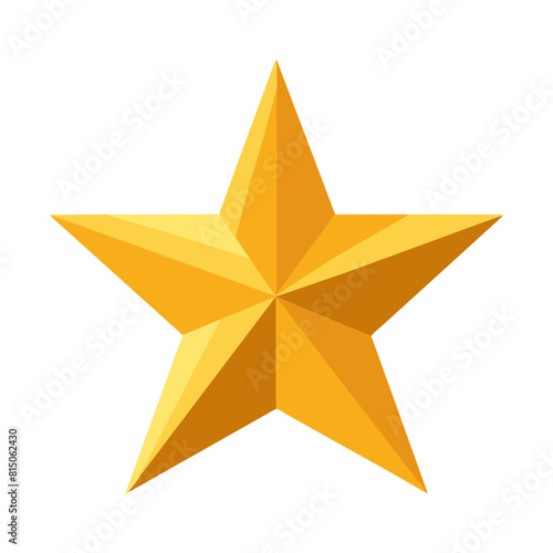  Star Rating Icon - golden star symbolizing ratings and quality assessments