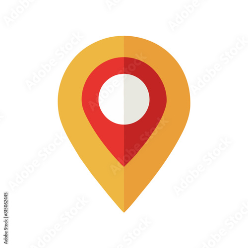 Location Pin Icon - colorful, indicating specific point on map