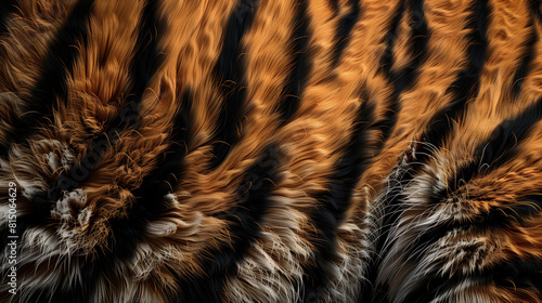 Tiger fur texture banner. Luxury fashion concept.