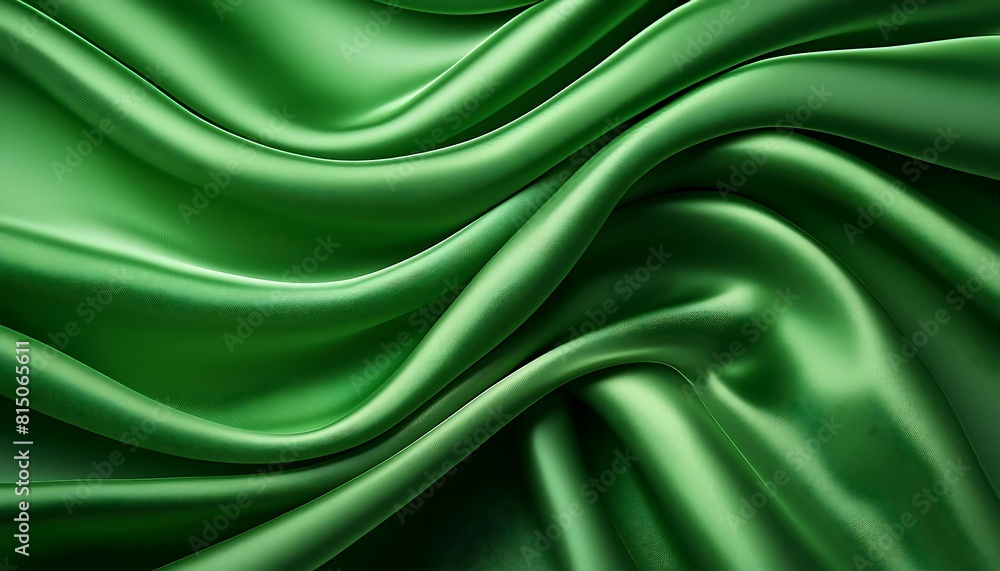Green silk background image Green silk background image