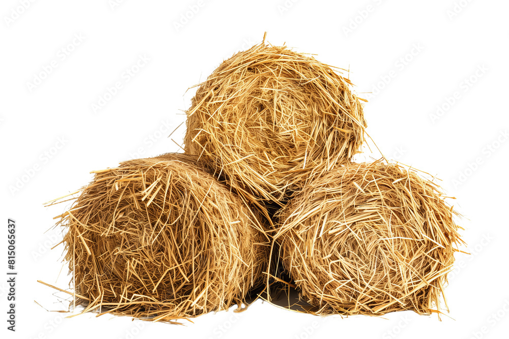 Haystacks on transparent background Haystacks on transparent background