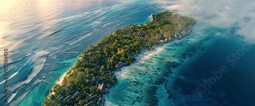 Aerial View Of Canareef Resort Maldives, Background photo