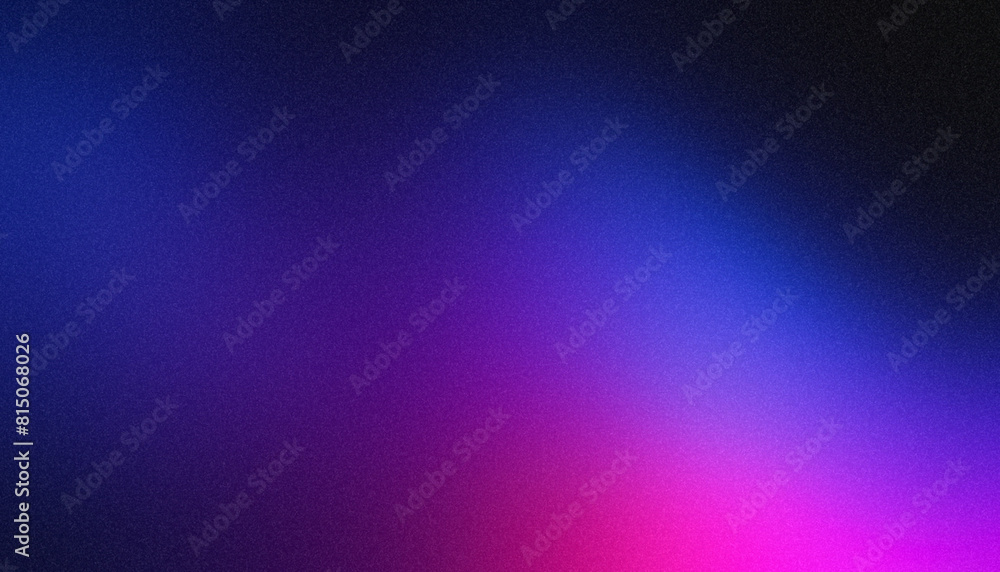 Navy and Violet Abstract Dim Gradient Glowing Light Wave Dark Grainy Noise Texture Background