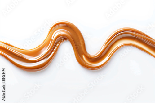 a liquid wave is shown on a white surface