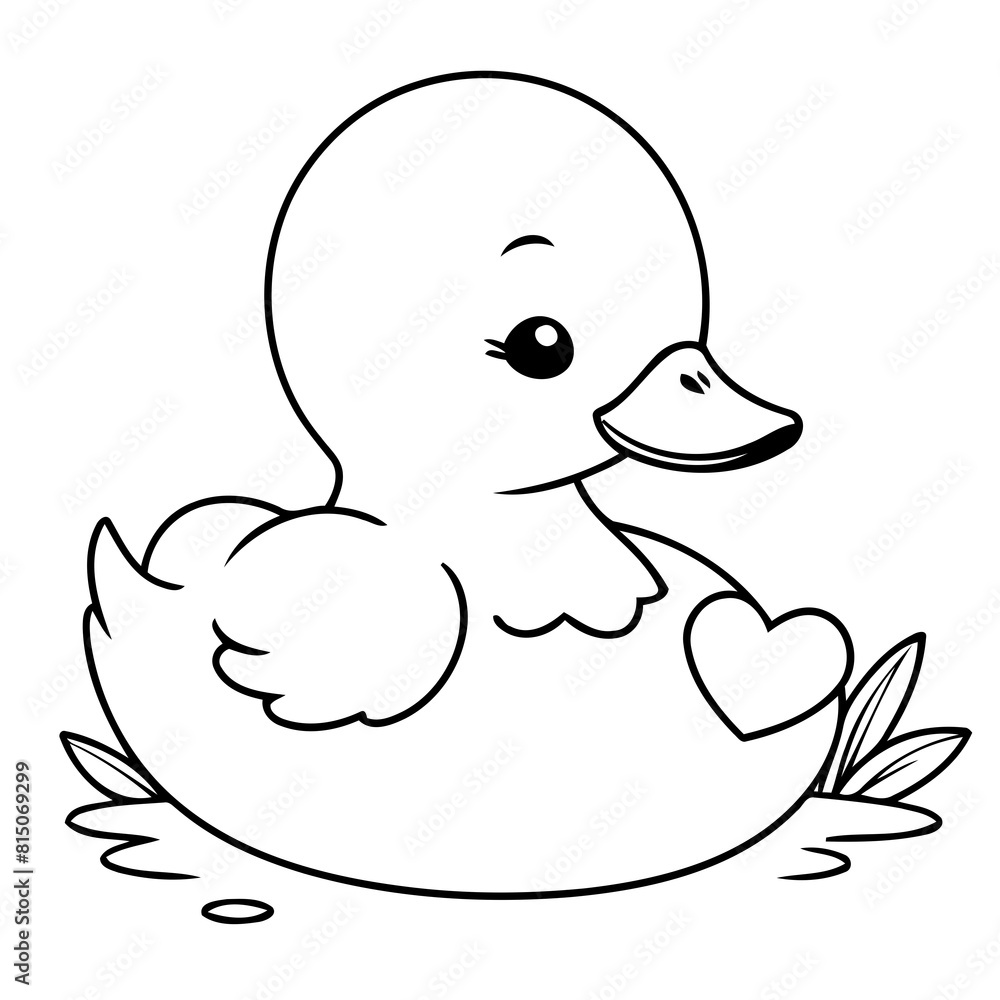 Amazing Duck illustration for kids books Amazing Duck illustration for kids books