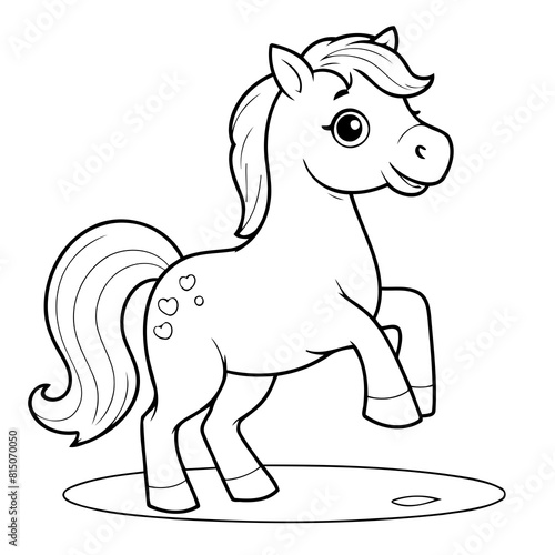 Cartoon Horse for toddlers book
