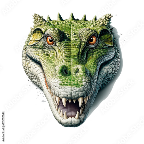 Alligator Crocodile Image for Stickers  T-Shirt Print  Cap  Mug  Slippers  Mousepad  with Transparent Background PNG