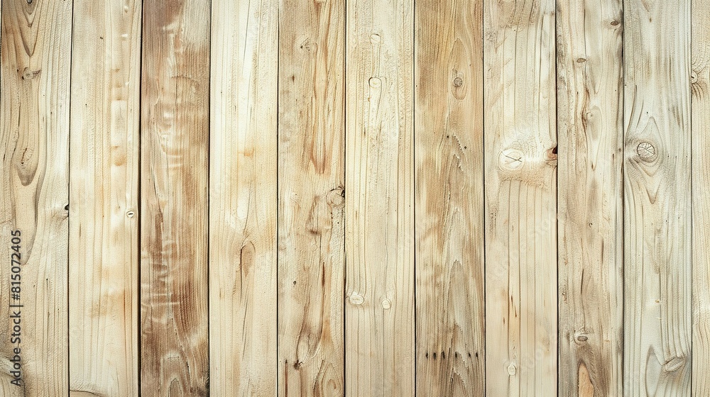 Fototapeta premium Light brown nature wooden plank texture background