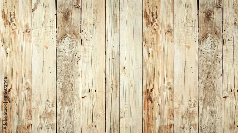 Fototapeta premium Light brown nature wooden plank texture background
