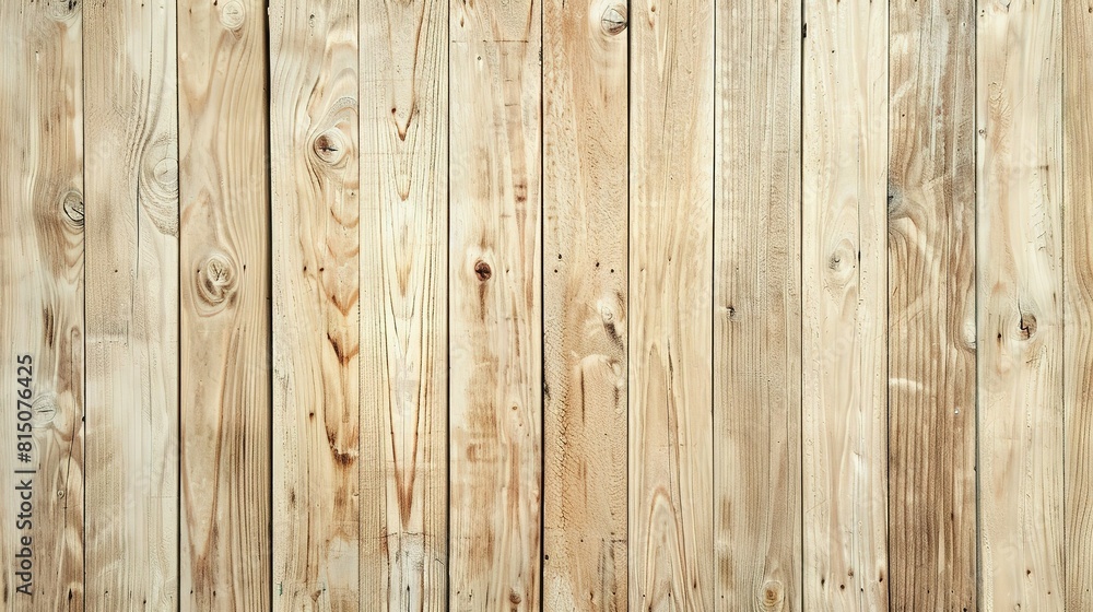 Fototapeta premium Light brown nature wooden plank texture background