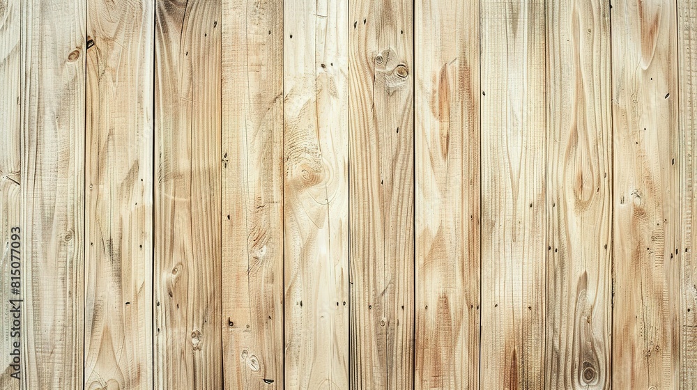 Fototapeta premium Light brown nature wooden plank texture background