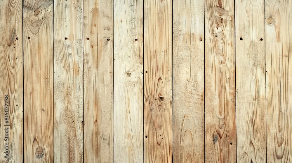 Fototapeta premium Light brown nature wooden plank texture background