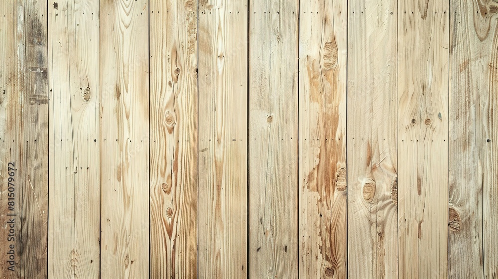 Fototapeta premium Light brown nature wooden plank texture background