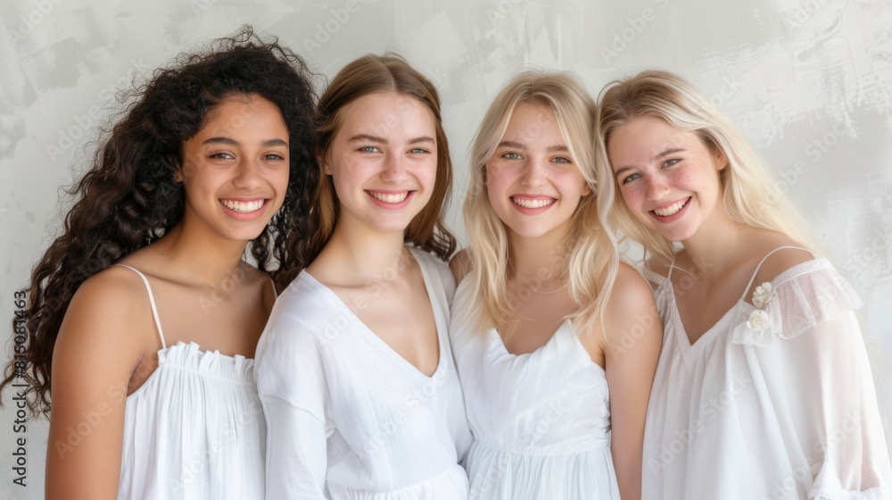 Fototapeta premium A Portrait of Happy Friends