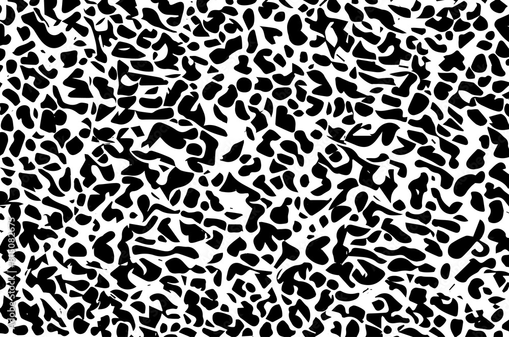 seamless black pattern on white background, seamless animal skin pattern seamless black pattern on white background, seamless animal skin pattern