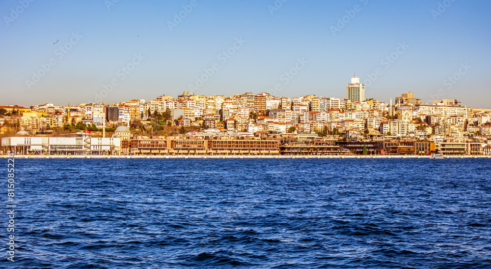 View of the bosphorus strait istanbul turkey View of the bosphorus strait istanbul turkey
