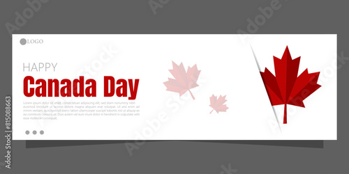 Canada Day is celebrated on July 1st each year and marks the anniversary of the Confederation of Canada. photo