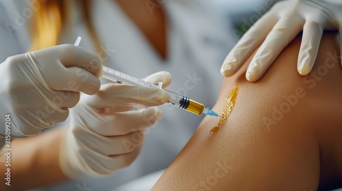 Precise Injection of Regenerative Solution Hyaluronic Acid and PlateletRich Plasma in Medical Treatment