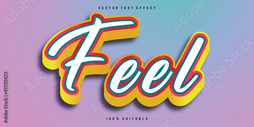 feel Bold Text Effect