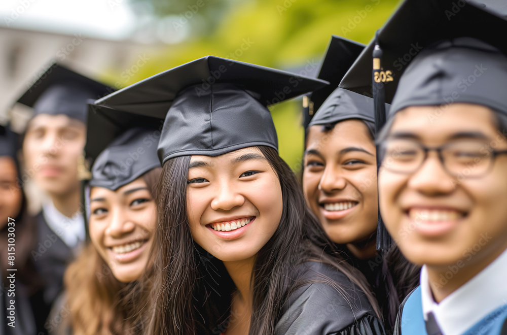Young asian Graduate with Bright Future Young asian Graduate with Bright Future