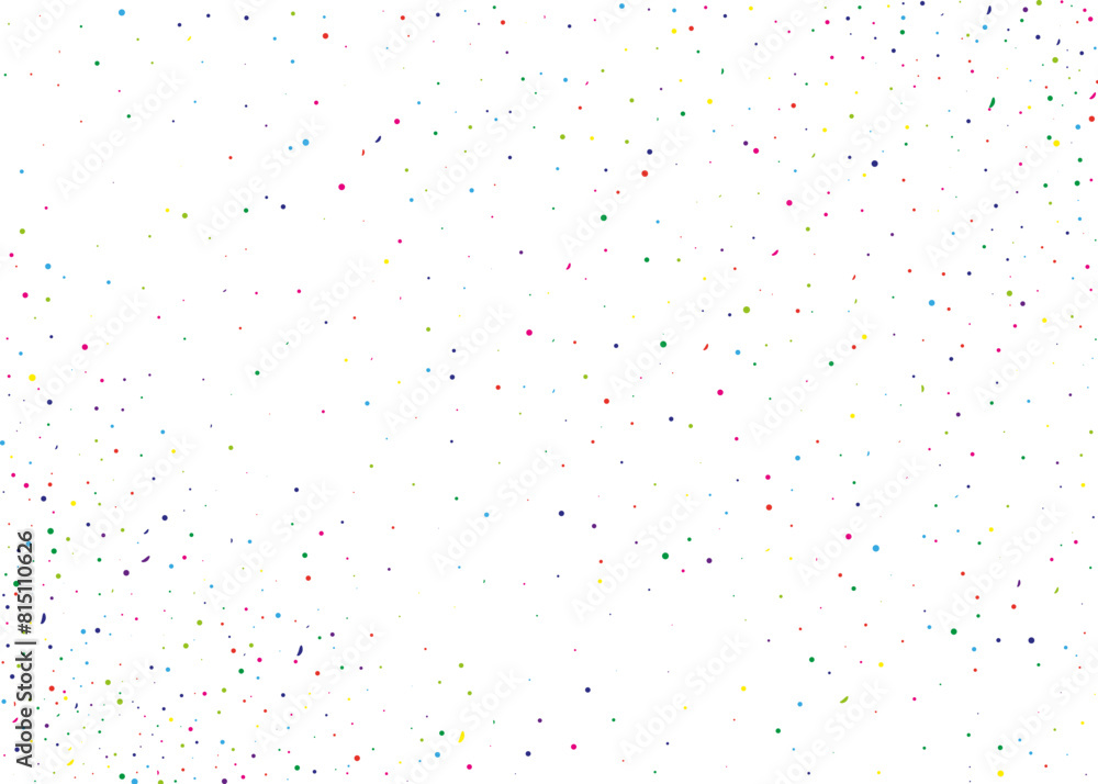 Small confetti pattern Isolated on transparent background. Grunge grainy texture. Remove png, Clipping Path