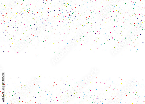 Small confetti pattern Isolated on transparent background. Grunge grainy texture. Remove png, Clipping Path