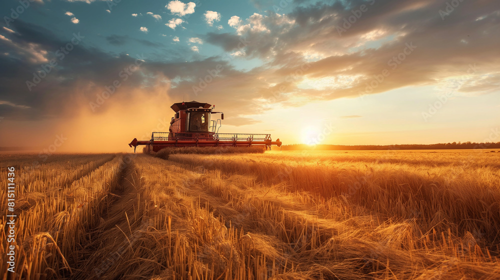 Fototapeta premium Agricultural risk management tools for market volatility