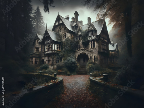 Abandoned and mysterious manor