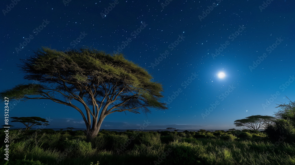 Serengeti Tanzania In a mystical atmosphere Under _002 Serengeti Tanzania In a mystical atmosphere Under _002