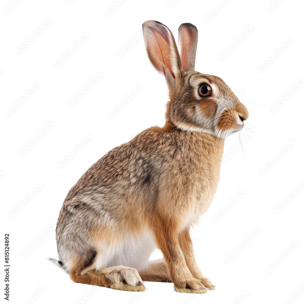 A rabbit sitting calmly in front of a plain Png background, a Beaver Isolated on a whitePNG Background A rabbit sitting calmly in front of a plain Png background, a Beaver Isolated on a whitePNG Background