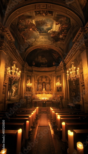 Sistine Chapel Vatican City In a mystical atmosphe_005