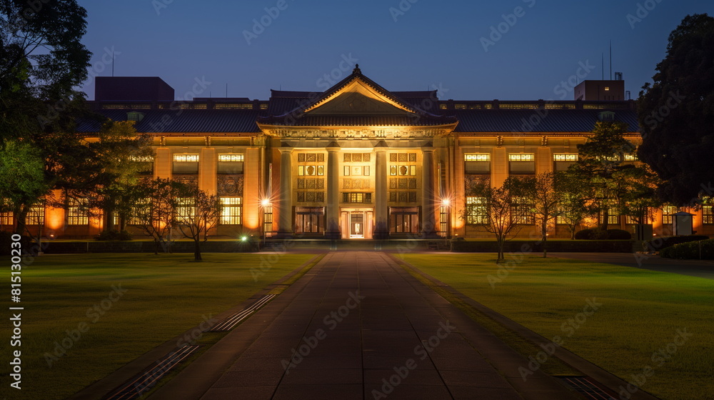 Naklejka premium Tokyo National Museum Tokyo Japan In a Mystical At_010