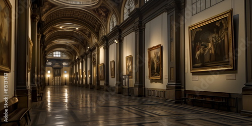 Uffizi Florence Italy In a mystical atmosphere Und_007