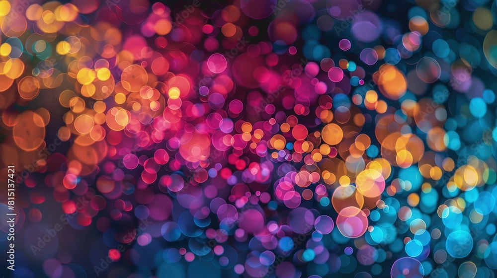 The vibrant dance of quantum dots under a microscope. The vibrant dance of quantum dots under a microscope.