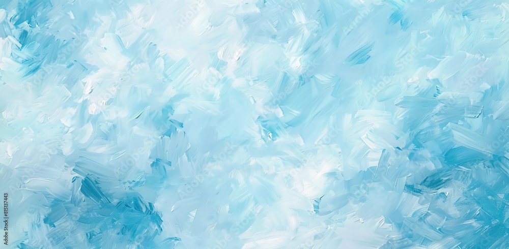 Abstract Blue Sky, soft blue and white clouds, oil painting, thick brush strokes, texture. Abstract Blue Sky, soft blue and white clouds, oil painting, thick brush strokes, texture.