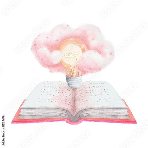 book with lighbulb white background (18)