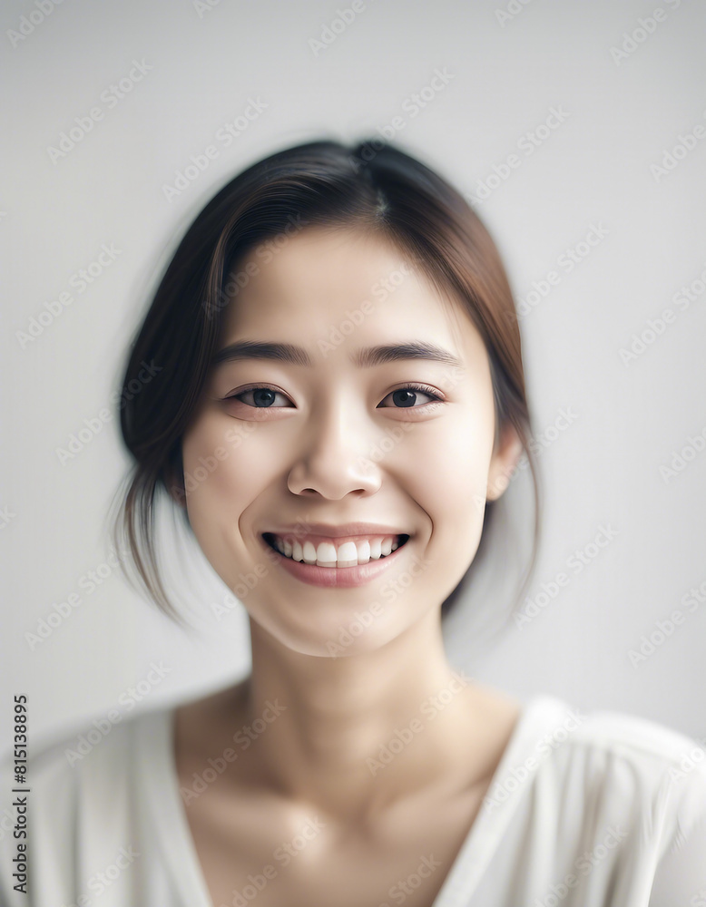 portrait of Young asian woman with sincere smile, isolated white background
portrait of Young asian woman with sincere smile, isolated white background
