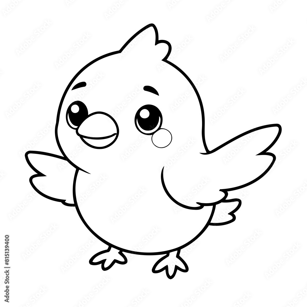 Cute vector illustration Kawaii doodle for children worksheet