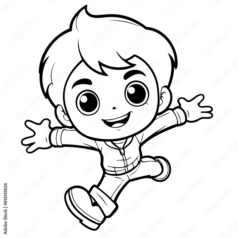 simple drawing for 8 year old boy with colour
