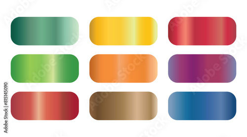 Gradient color palette. Color Shape Gradient 