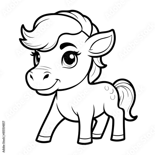 Cute vector illustration Centaur drawing for children page